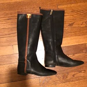 Tory Burch leather riding boots